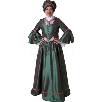 Karnevalový kostým Lencera Dámské šaty s rukávy s volánky Biedermeier