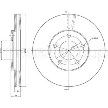 Brzdový kotouč Brzdový kotouč CIFAM (800-331)