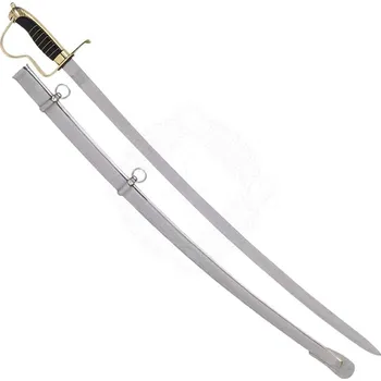 Replika zbraně Haller Německá důstojnická šavle "Lví hlava", přelom 19. a 20. století, s pochvou