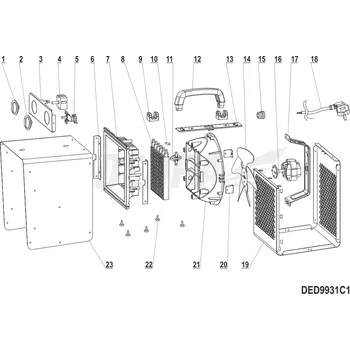 Elektromotor Elektromotor YJ58-20 25W DEDRA XDED9931C1.16