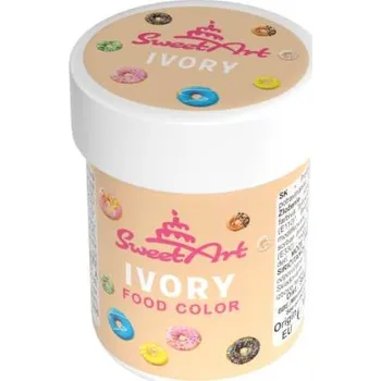 Potravinářské barvivo SweetArt gelová barva Ivory (30 g)
