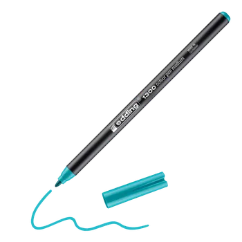 Fix EDDING 1300 na papír, tyrkysový