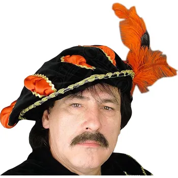 Karnevalový kostým Lencera Renesanční baret s pery