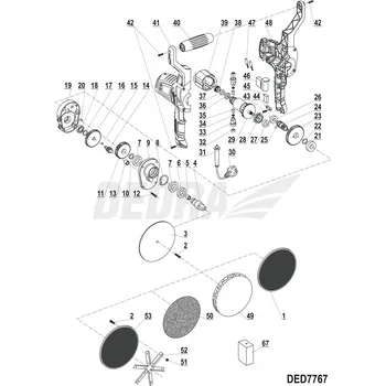 Těsnění motoru Těsnicí kroužek DEDRA XDED7767.06