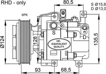 Kompresor klimatizace NRF 32408