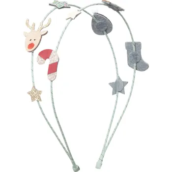 Čelenka Mimi&Lula Dvojitá vánoční čelenka Spooky Christmas Double Alice