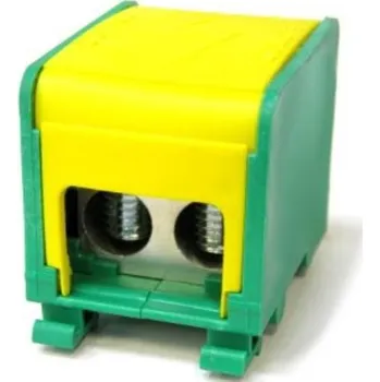 Rozvaděč ELEKTRO BEČOV Blok DTB 2x50/3x16 distrib. žluto-zelený U250DK24