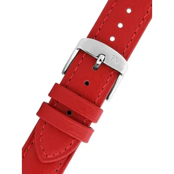 Řemínek na hodinky Kožený řemínek Morellato Erice 5763D85.083 M, červený