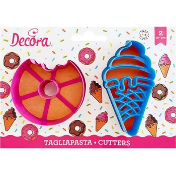 Vykrajovátko Decora vykrajovátka Zmrzlina a donut (2 ks)