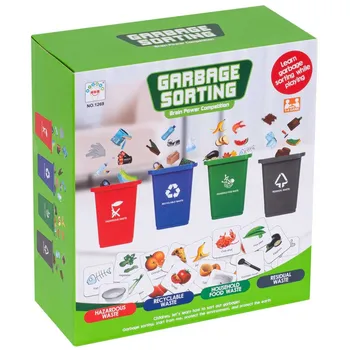 Výuková hračka Logická hra o třídění odpadu + karty