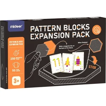 ostatní stavebnice Mideer Stavebnice dřevěné geometrické tvary - rozšíření hry