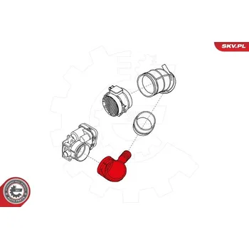 Vzduchový filtr Sací hadice, vzduchový filtr ESEN SKV 24SKV480