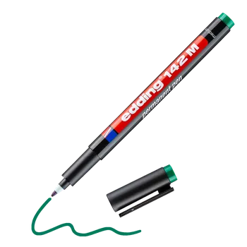 Permanentní popisovač EDDING 142 M OHP, zelený