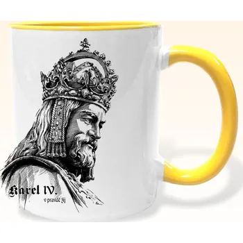 Hrnek - Karel IV Barva: Žlutá