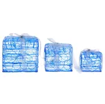 Dekorativní vánoční dárky modré 3 ks 48…