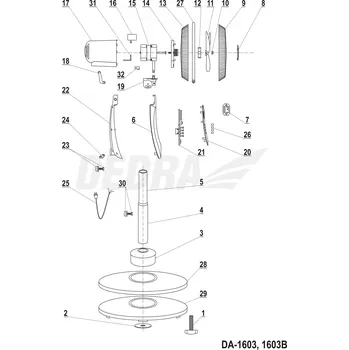Šatní skříň Skříň motoru DEDRA XDA-1603.17
