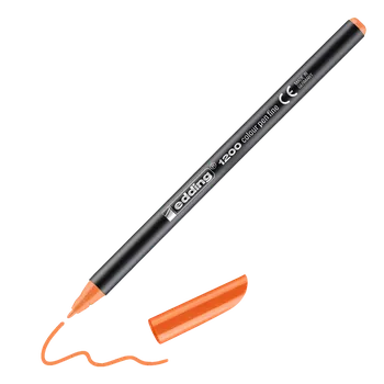 Fix EDDING 1200 na papír, oranžový
