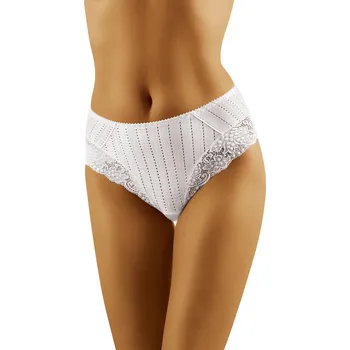 Dámská móda Klasické krajkové bavlněné kalhotky Eco-Di od Wol-Bar, XL i510_4070832558