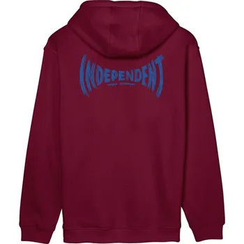 Pánská mikina INDEPENDENT mikina - Carved Span Hood Maroon (MAROON)