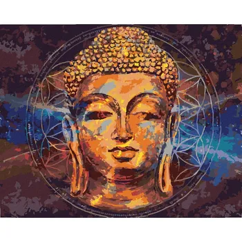 Hračka Diamondi Diamantové malování - HVĚZDNÝ BUDDHA Rozměr: 40x50 cm, Rámování: vypnuté plátno na rám