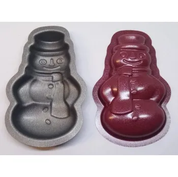 Formička Dortisimo Formičky teflonové Sněhuláci 7,5 cm (10 ks)