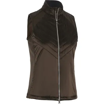 Běžecké oblečení Callaway Chev Primaloft Vest XS, Chicory Coffee, dámské