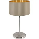 EGLO Stolní lampička MASERLO 31629 béžová, Eglo