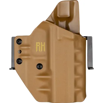 Příslušenství pro sportovní střelbu RH Holsters FROGY - CZ Shadow 2 Compact / CARRY - vnější kydexové pouzdro - poloviční sweatguard - coyote hnědá Pouzdro je pro: Pravák