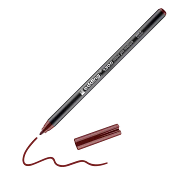 Fix EDDING 1300 na papír, anglicky červený