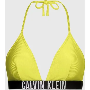 Dámské plavky Dámský plavkový vrchní díl bikin KW0KW01967 LRF neon.žlutá - Calvin Klein M