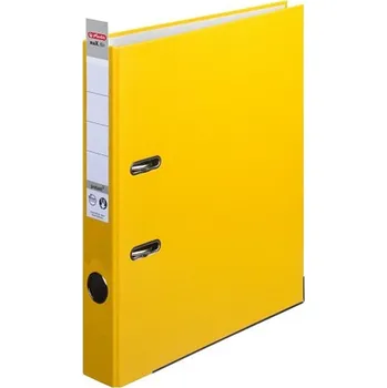 Pákový pořadač A4 50mm PP Herlitz MaX.File žlutá