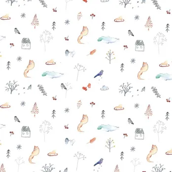 Vánoční dekorace Be Nice Poetický vánoční balicí papír velký - 3 ks