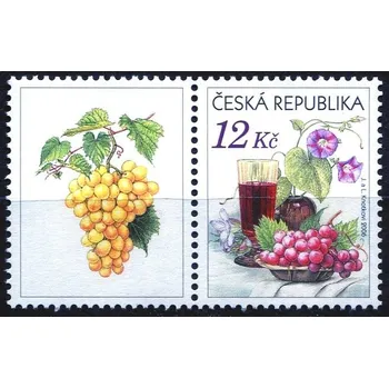Poštovní známka Česká pošta (2006) č. 467 ** - Česká republika - Zátiší s vínem (K1+1)