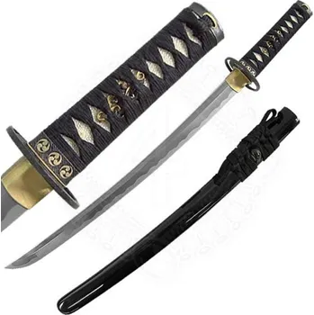 Replika zbraně Hanwei Paul Chen Wakizaši Velká vlna (Nami), funkční meč z oceli T10