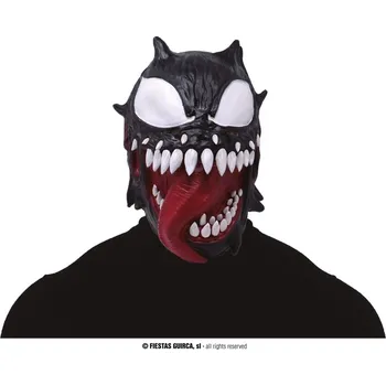 Karnevalový kostým Guirca Venom maska z latexu