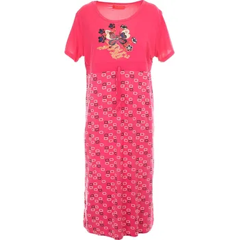 Dámské noční prádlo Noční košile Motýlci - růžová Velikost: M