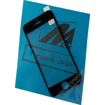 1Mcz Glass 5D tvrzené sklo pro Apple iPhone 5 / Apple iPhone 5S / Apple iPhone SE černá