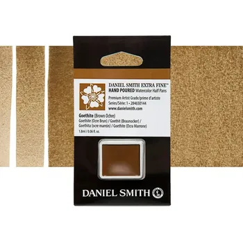 Vodová barva Akvarelová barva Daniel Smith Extra Fine, půlpánvička - Geothite (Brown Ochre)