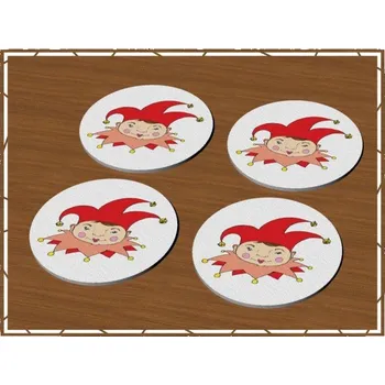 Podtácek Pelisport Filcový Kašpárek sada 4 ks