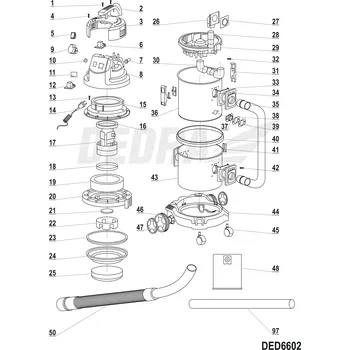 Napájecí kabel Napájecí kabel DEDRA XDED6602.14