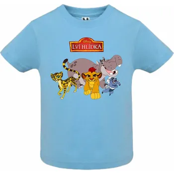 Tričko Lví Hlídka se všemi postavami Barva: Nebesky modrá/Světle modrá, Velikost: 134/140 - 9/10let