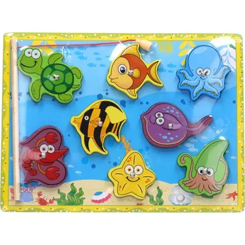 Dřevěná hračka DŘEVĚNÝ RYBOLOV