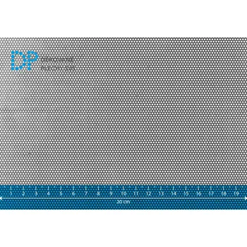 Plech Děrovaný plech nerezový Rv 1-2 (tl. 1,00 x 1000 x 2000 mm), jakost 1.4404