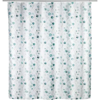 Zelený sprchový závěs Wenko Pioppo ID_1438793