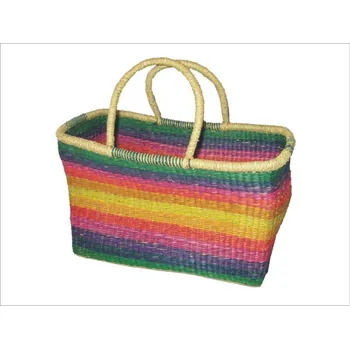 Nákupní taška Taška mořská tráva barevná L