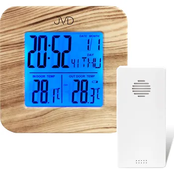 Budík Digitální bateriový budík do sítě JVD SB2002.1 s teploměrem