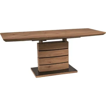 Jídelní stůl Jídelní stůl LEONARDO 140, dub/černý