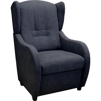 Křeslo Relaxační křeslo ušák René Aston 13 modrošedé