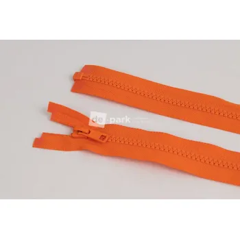 Zip Zip YKK - 45 cm - dělitelný - oranžová