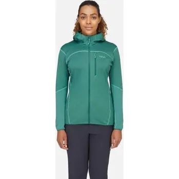 Dámská mikina Rab Ascendor Hoody Wmns XL eucalyptus